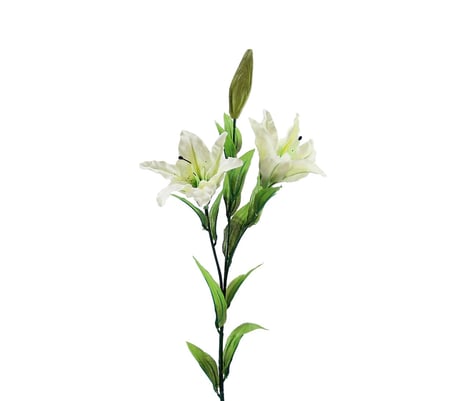 Yapay Lilyum Dal Beyaz 70 cm