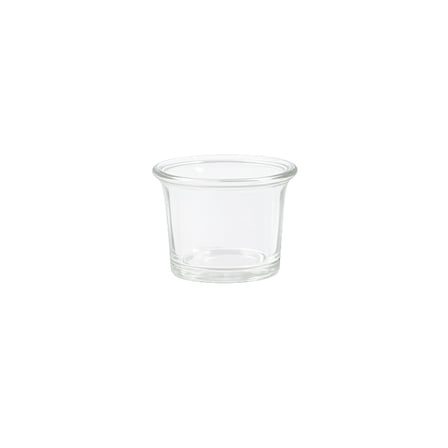 Silindir Cam Tealight Mumluk Şeffaf 5 cm