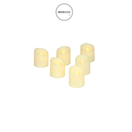 Pilli Kütük Mum 4 cm