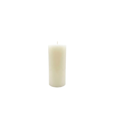 Kütük Mum Silindir Krem 15 cm