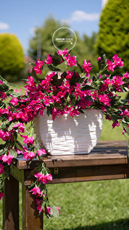 Yapay Pembe Begonvil Dalı 118 cm