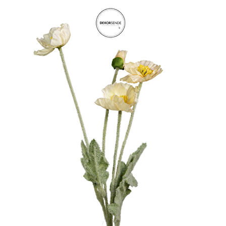 Yapay Anemon Çiçeği Somon 58 cm