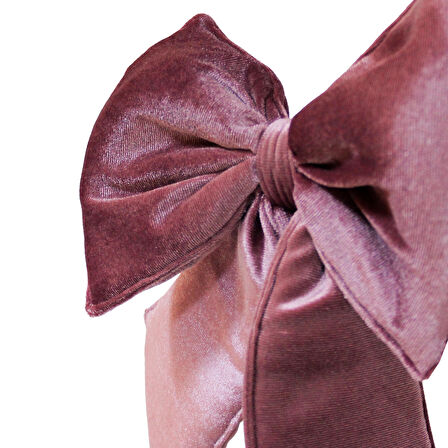 Kadife Fiyonk Pembe 30 cm