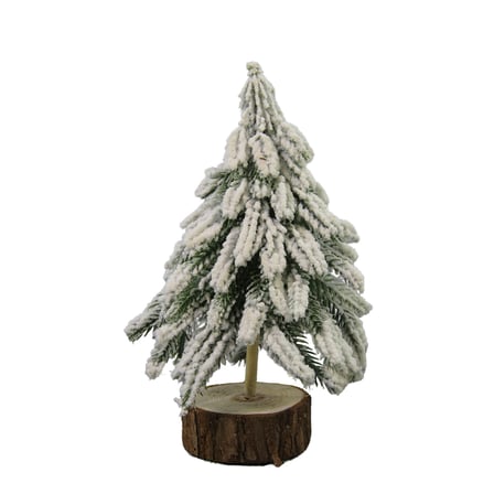 Yılbaşı Süsü Çam Ağacı Masaüstü Karlı 20 cm