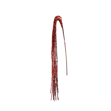 Yılbaşı Süsü Sarkıt Dal Kırmızı 110 cm