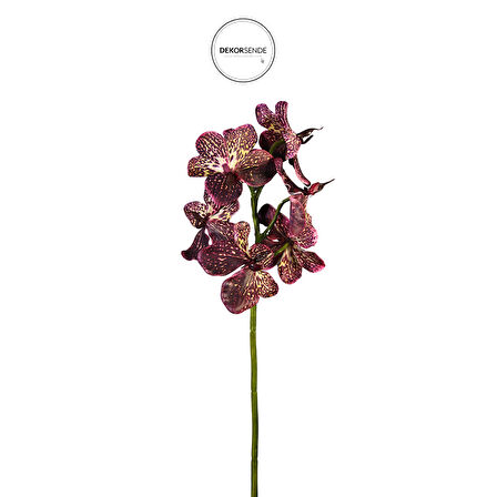 Yapay Vanda Orkide Dalı Pembe 52 cm