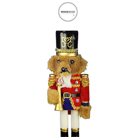 Kurşun Asker Flütlü Köpek Model 27 cm