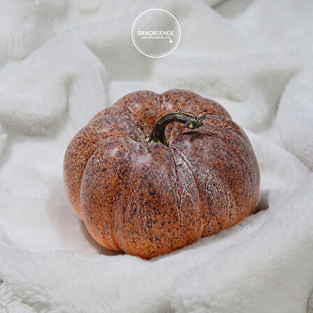 Yapay Kabak Küçük Boy Kızıl 15 cm