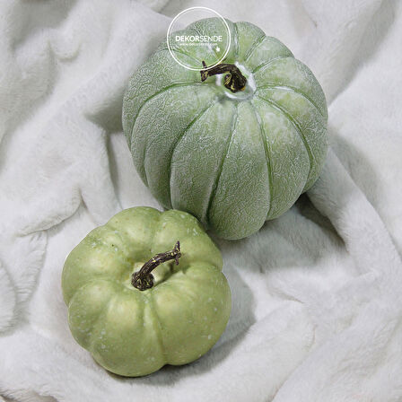 Yapay Kabak Küçük Boy Yeşil 12 cm