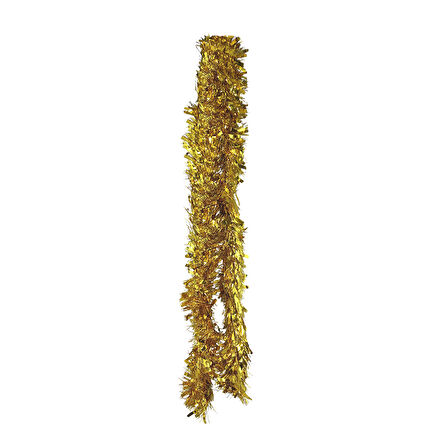 Yılbaşı Süsü Simli Şerit Altın 200x11 cm