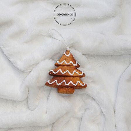 Yılbaşı Süsü Kurabiye Ağaç 12 cm