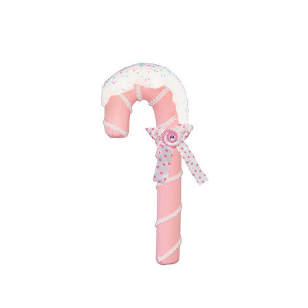 Yılbaşı Süsü Şeker Baston Pembe 40 cm