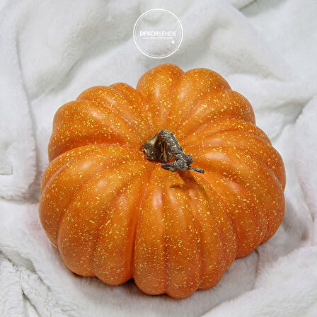 Yapay Kabak Büyük Boy Turuncu 23 cm