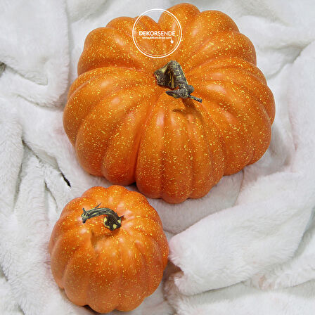 Yapay Kabak Büyük Boy Turuncu 23 cm