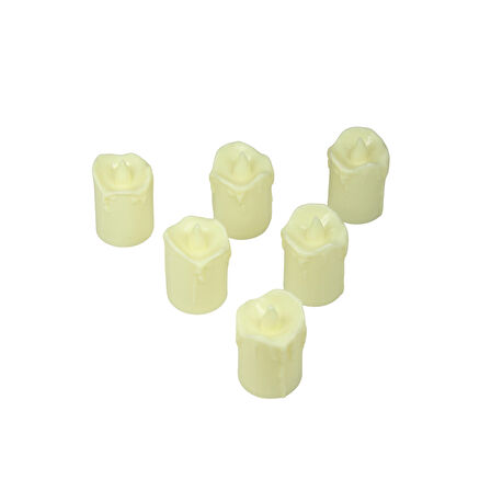 Pilli Kütük Mum 5 cm