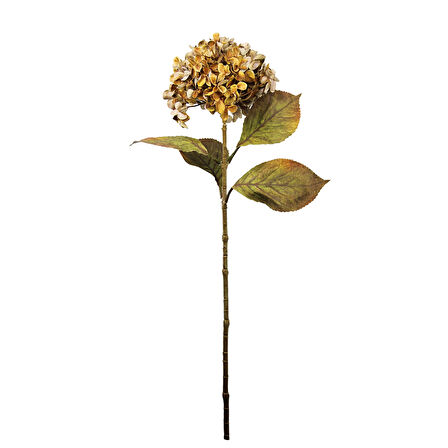 Yapay Ortanca Demeti Vintage Kahve 65 cm
