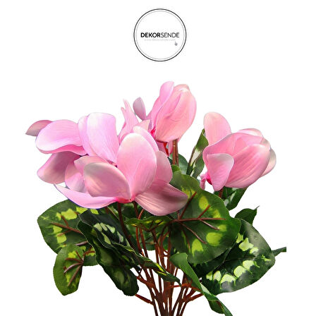 Yapay Siklamen Çiçeği Pembe 32 cm