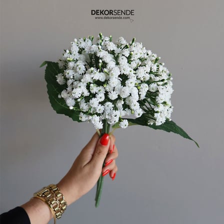 Yapay Cipso Demet Yeşil Beyaz 33 cm
