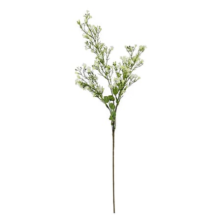 Yapay Mine Dal Çiçekli Beyaz 85 cm