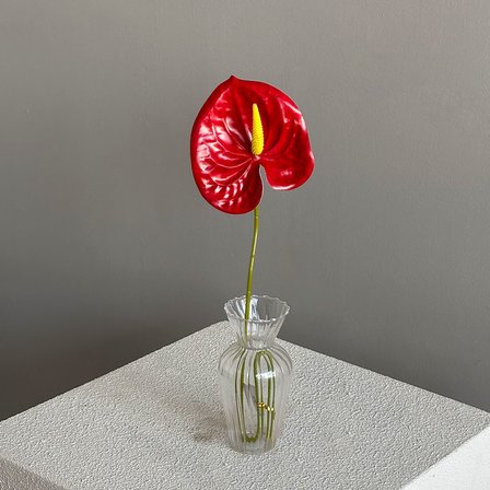 Yapay Antoryum Dal Kırmızı 60 cm