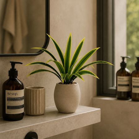 Yapay Dracena Demet Sarı Yeşil 50 cm
