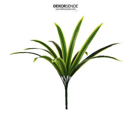 Yapay Dracena Demet Sarı Yeşil 50 cm