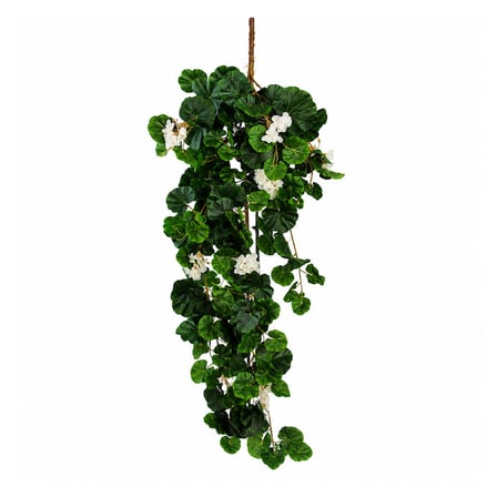Yapay Sarmaşık Sardunya Sarkıt Beyaz 105 cm