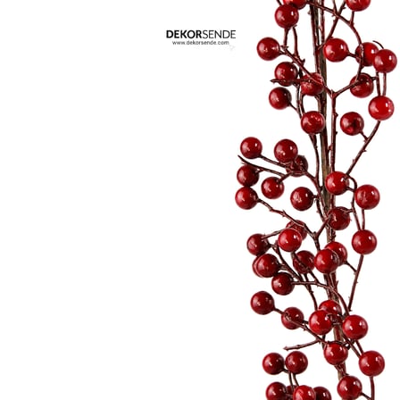 Yılbaşı Garland Mini Berry Kırmızı 190 cm