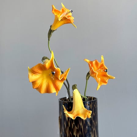 Yapay Zambak Dal Turuncu 95 cm