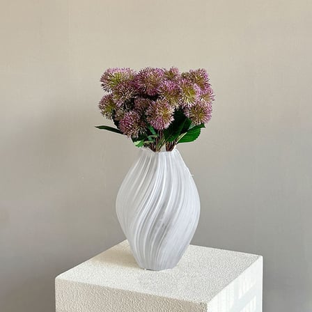 Yapay Allium Dal 5 Kafalı Mor 55 cm