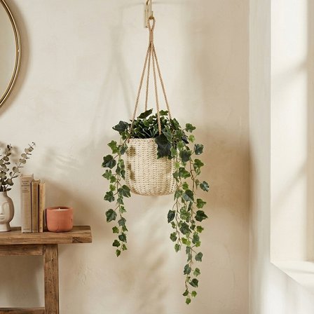 Yapay Hedera Sarkıt Alacalı 90 cm