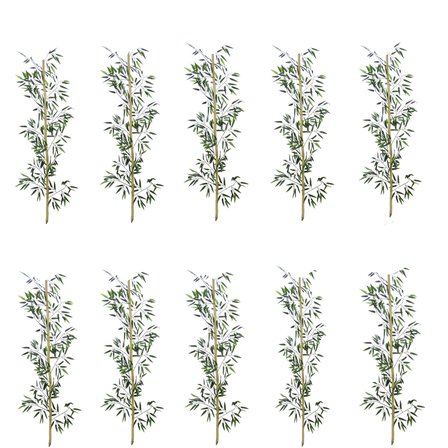 Saksısız Dekoratif 10'lu Bambu Seperatör Seti 110 cm
