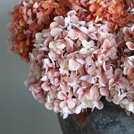 Yapay Ortanca Dal Vintage Pembe 70 cm