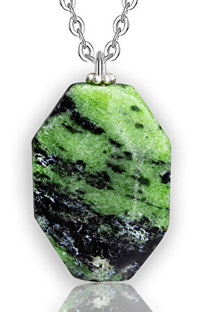 Sertifikalı Anyolit Taşı Kolye