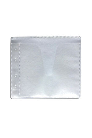 Cd Zarfı Ve Dvd Zarfı, Dosya Klasör Delikli 100’lük Paket Beyaz (2 CD IÇİN)