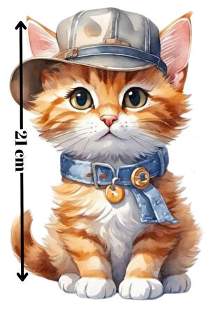 Şirin Kedi Arkadaşlar Çocuk Odası Stickerı