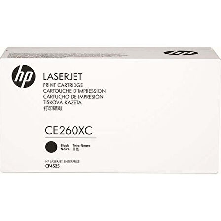 Hp CE260XC (647X) Siyah Orjinal Toner