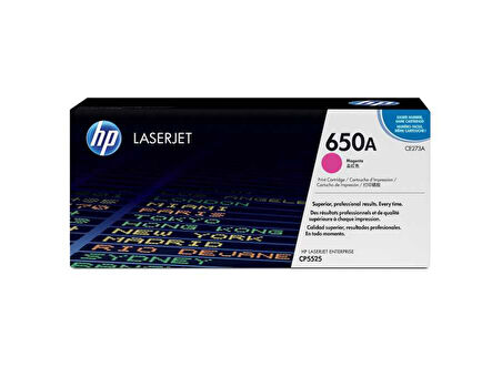 Hp CE273A (650A) Kutusu Hasarlı Kırmızı Orjinal Toner