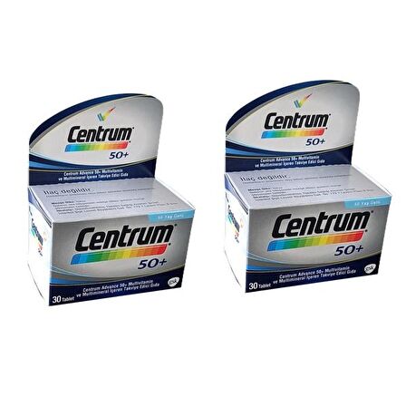 Centrum Advance 50+ 30 Film Tablet X 2 Adet