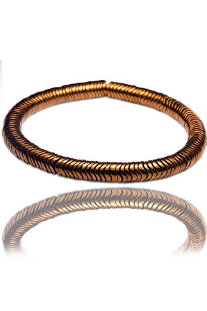 Sertifikalı Aaa Rose Renk Hematit Taşı Bileklik - Kararmaz