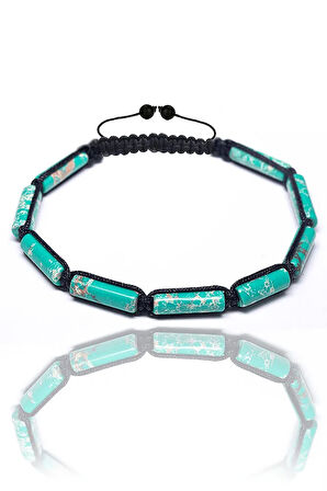 Sertifikalı Turkuaz Varisit Taşı Doğal Taş Bileklik