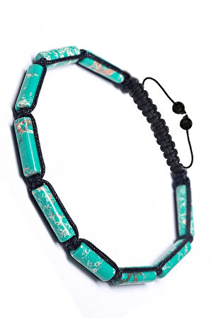 Sertifikalı Turkuaz Varisit Taşı Doğal Taş Bileklik