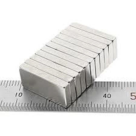 Neodyum Mıknatıs 20X10X3MM 10 ADET