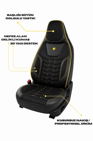 Citroen C4 X Araçlara Uyumlu Ön Arka Takım Oto Koltuk Kılıfı  - Cellaura