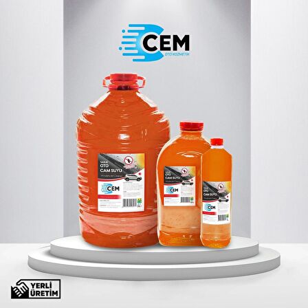 CEM CAR CARE Yazlık Cam Suyu 5 LT 2'Li Avantaj Paket