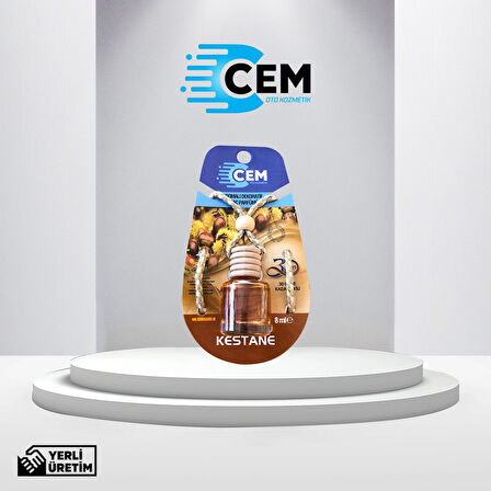 CEM CAR CARE Cam Fanus Kestane 8 ml Ayna Kokusu