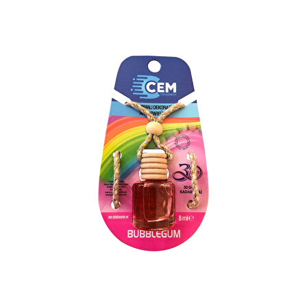 CEM CAR CARE Cam Fanus Bubblegum 8 ml Ayna Kokusu