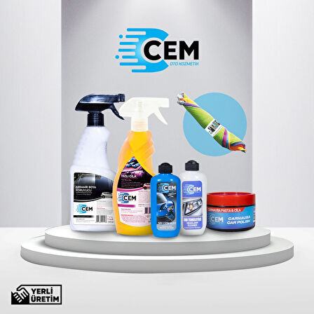 CEM CAR CARE Oto Boya Koruma&Parlaklık Dış Bakım Seti