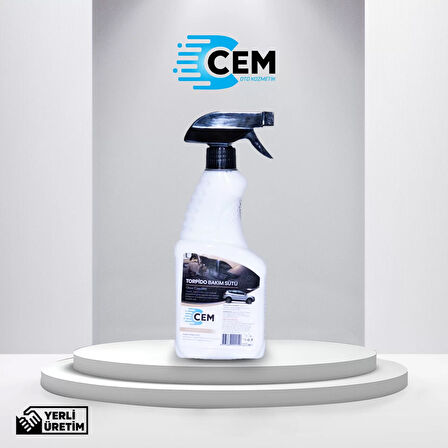 CEM CAR CARE Torpido Bakım Sütü ve Torpido Temizleyici Parlatıcı 500 ML