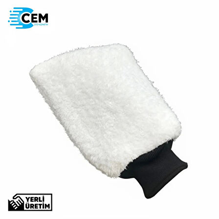 CEM CAR CARE Mikrofiber Yıkama Ve Pasta Eldiveni